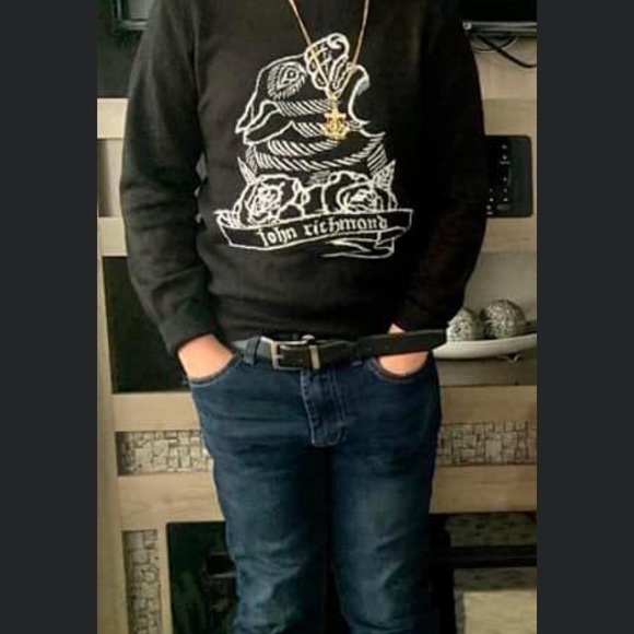 John Richmond Light Weight Sweater - Picture 2 of 2